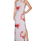 Rachel Roy Women's Crisscross Halter Maxi Dress Purple Size XX-Large
