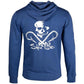 Salt Life Men's Skull And Hooks Hoodie Blue Size Large