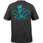 Salt Life Men's Skull And Hooks Pocket Tee Gray Size Medium