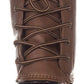 Sporto Women's Ariel Faux Leather Ankle Rain Boots Brown Size 8.5