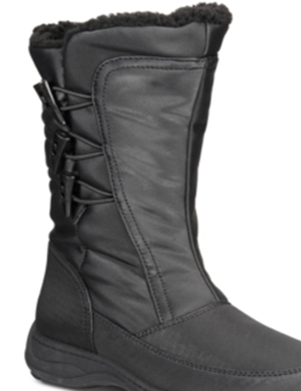 Sporto Women's Dana Closed Toe Mid Calf Cold Weather Boots Black Size 10 M