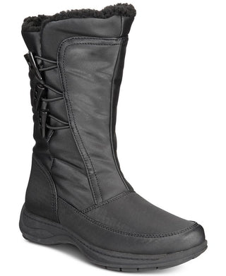 Sporto Women's Dana Closed Toe Mid Calf Cold Weather Boots Black Size 8.5 M