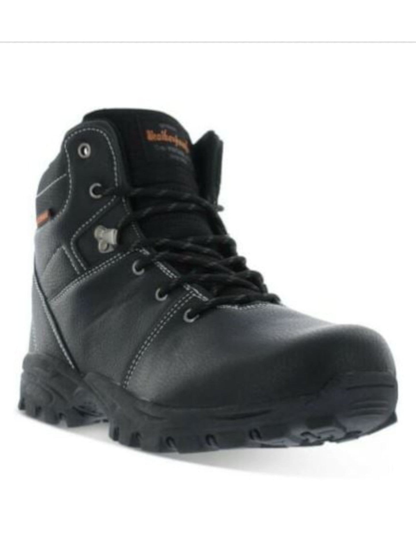 Weatherproof Vintage Men's Mixed Media Padded Water Resistant Jeremiah Round Toe Lace Up Hiking Boots Black Size 13 M