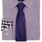 Nick Graham Men's Modern Fit Dress Shirt And Tie Purple Size 15X34X35
