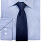Nick Graham Men's Slim Fit Chambray Dress Shirt & Tie Set Blue Size 32X33
