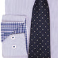 Nick Graham Men's Modern Fit Dress Shirt & Tie Blue Size 14X32X33
