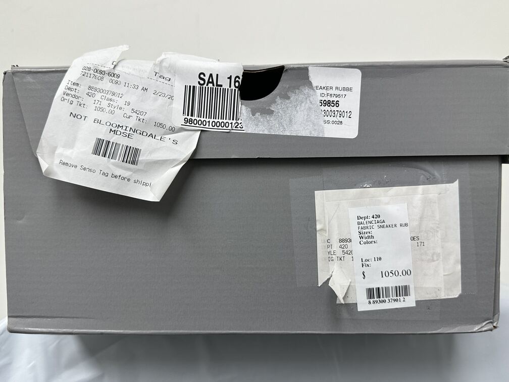 Balenciaga Men's Track Sneaker Beige Size 12