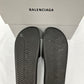 Balenciaga Men's Logo Slide Sandals Black Size 11