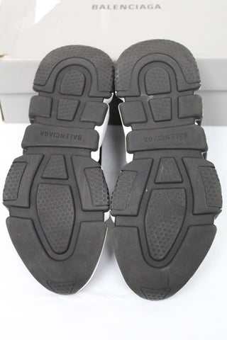 Balenciaga Women's Mid Speed Sock Sneaker Black Size 8