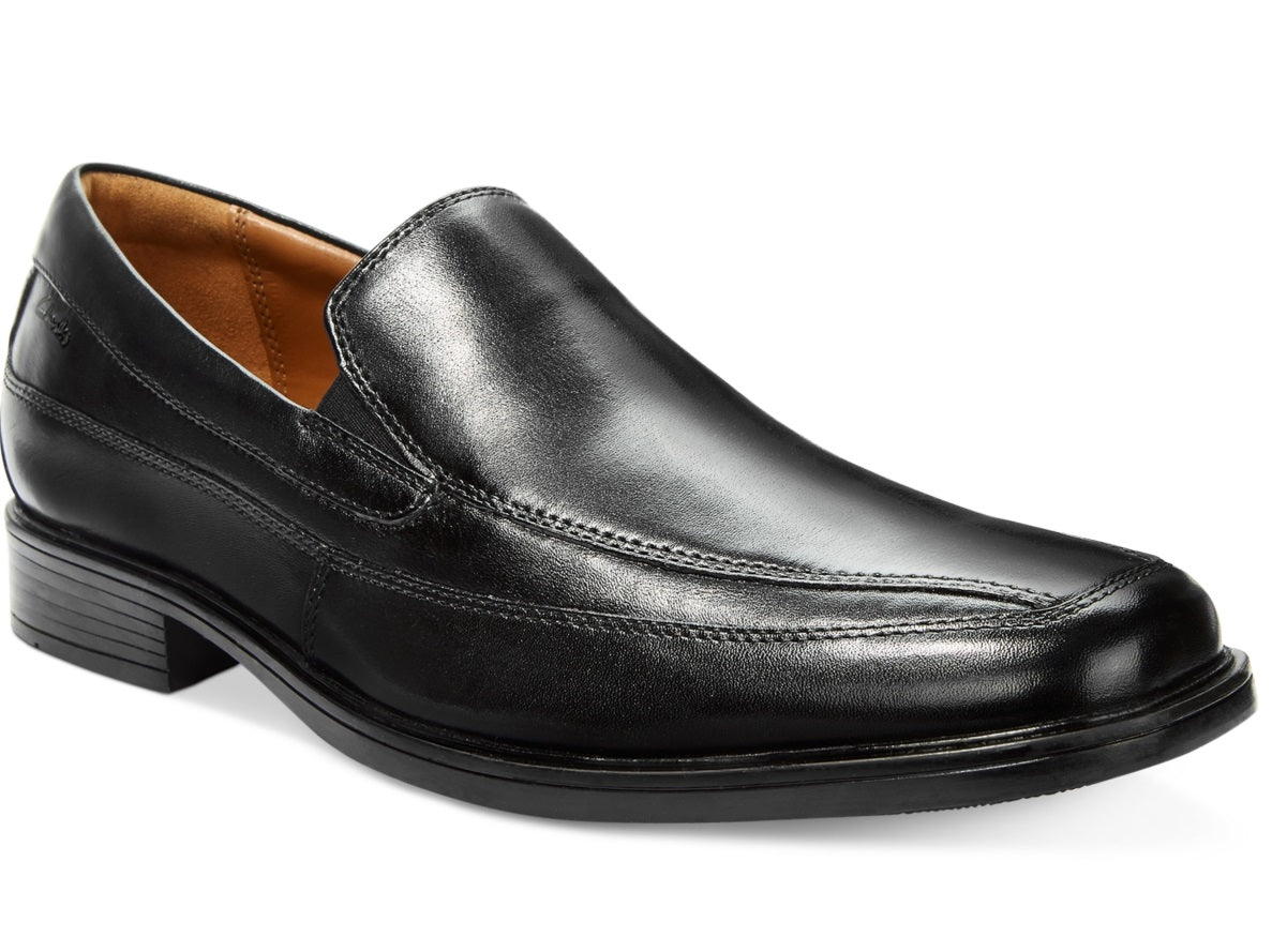 Clarks Men's Tilden Free Loafer Shoes Black Size 8.5 W