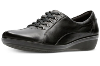Clarks Women's Everlay Elma Flats Black Size 9 M