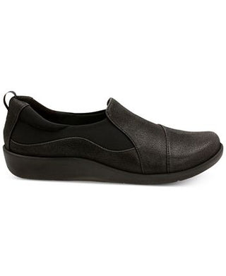 Clarks Women's Cloudsteppers Sillian Paz Flats Black Size 7.5 M