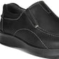 Clarks Men's Cotrell Step Bike Toe Slip On Shoes Black Size 10.5 W