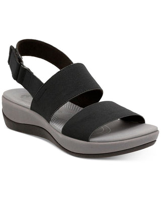 Clarks Women's Arla Jacory Flat Sandals Black Size 11 M