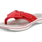 Clarks Women's Brinkley Bree Flip Flops Red Size 11 M