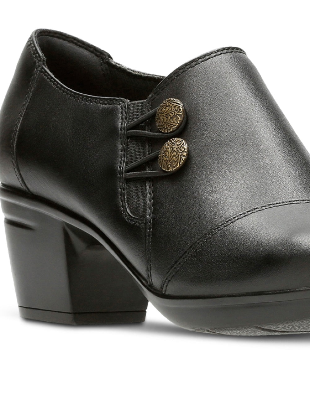 Clarks Women's Emslie Warren Bootie Black Size 10 M