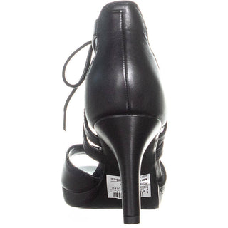 Clarks Women's Adriel Elaina Peep Toe Pumps Shoes Black Size 9M