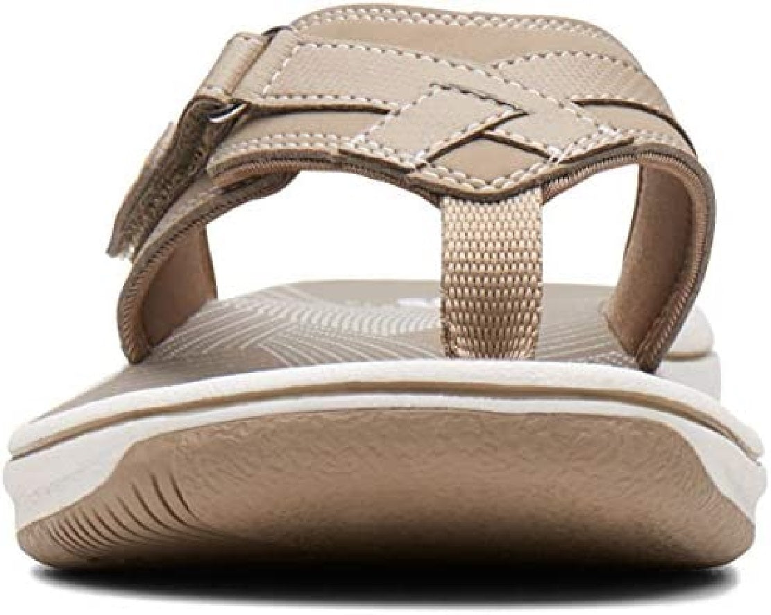 Clarks Women's Brinkley Bree Flip Flops Shoes Green Size 12 M