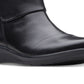 Clarks Women's Hope Track Booties Black Size 7 M