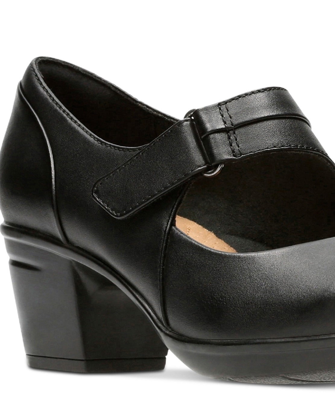Clarks Women's Emslie Lulin Mary Jane Pumps Black Size 6.5 W