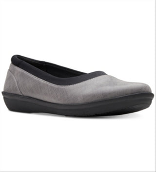 Clarks Women's Ayla Pure Cloudsteppers Flats Shoes Gray Size 12 M