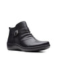 Clarks Women's Collection Cora Ruched Boots Black Size 9 M