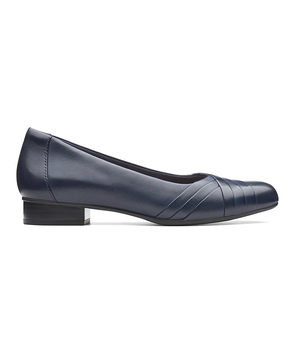 Clarks Women's Juliet Petra Flat Shoes Blue Size 8.5 M