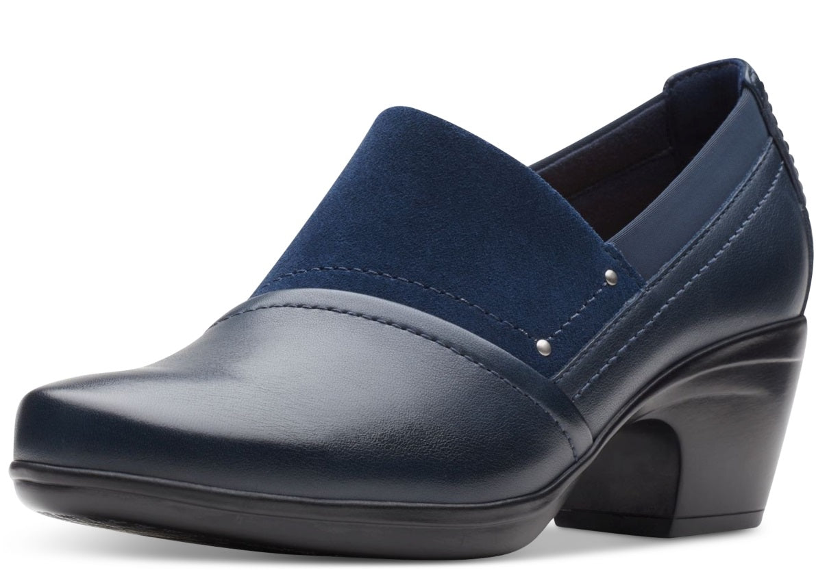 Clarks Women's Collection Emily Step Shoes Blue Size 7.5 M
