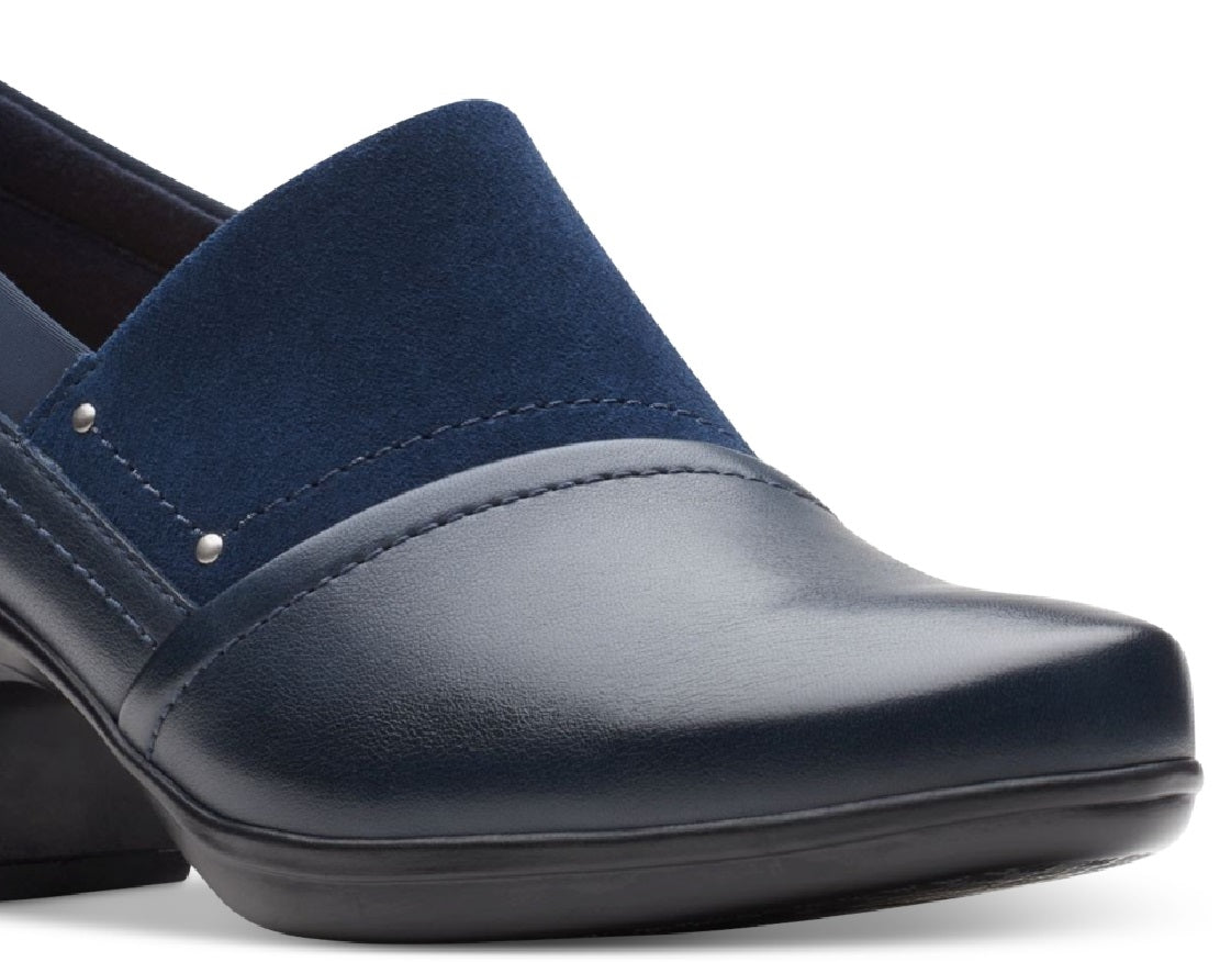 Clarks Women's Collection Emily Step Shoes Blue Size 7.5 M