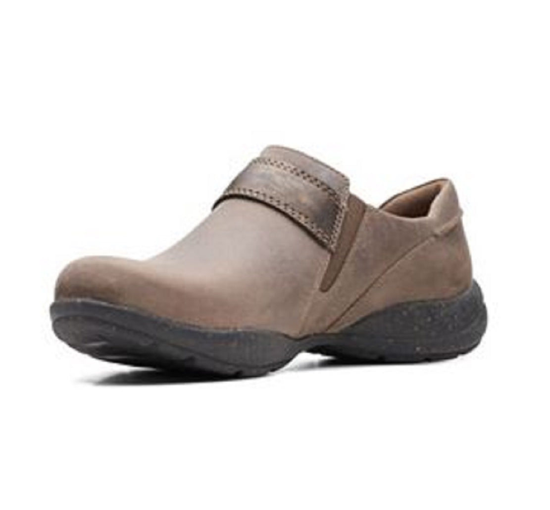 Clarks Women's Collection Roseville Dot Flats Brown Size 8.5 W