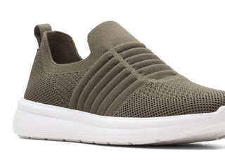 Clarks Women's Cloud Steppers Ezera Walk Sneaker Shoes Green Size 12 B - M