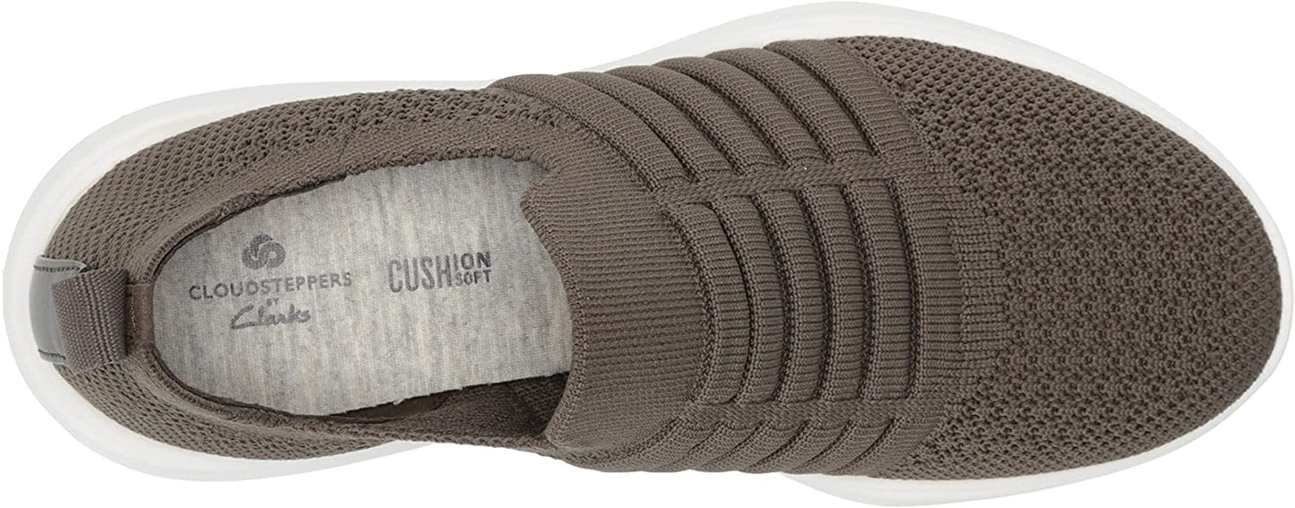 Clarks Women's Cloud Steppers Ezera Walk Sneaker Shoes Green Size 9D