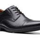 Clarks Men's Whiddon Cap Toe Oxfords Shoes Black Size 9 M