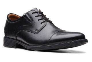 Clarks Men's Whiddon Cap Toe Oxfords Shoes Black Size 9 M