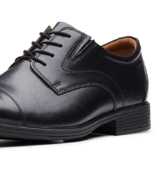 Clarks Men's Whiddon Cap Toe Oxfords Shoes Black Size 9 M