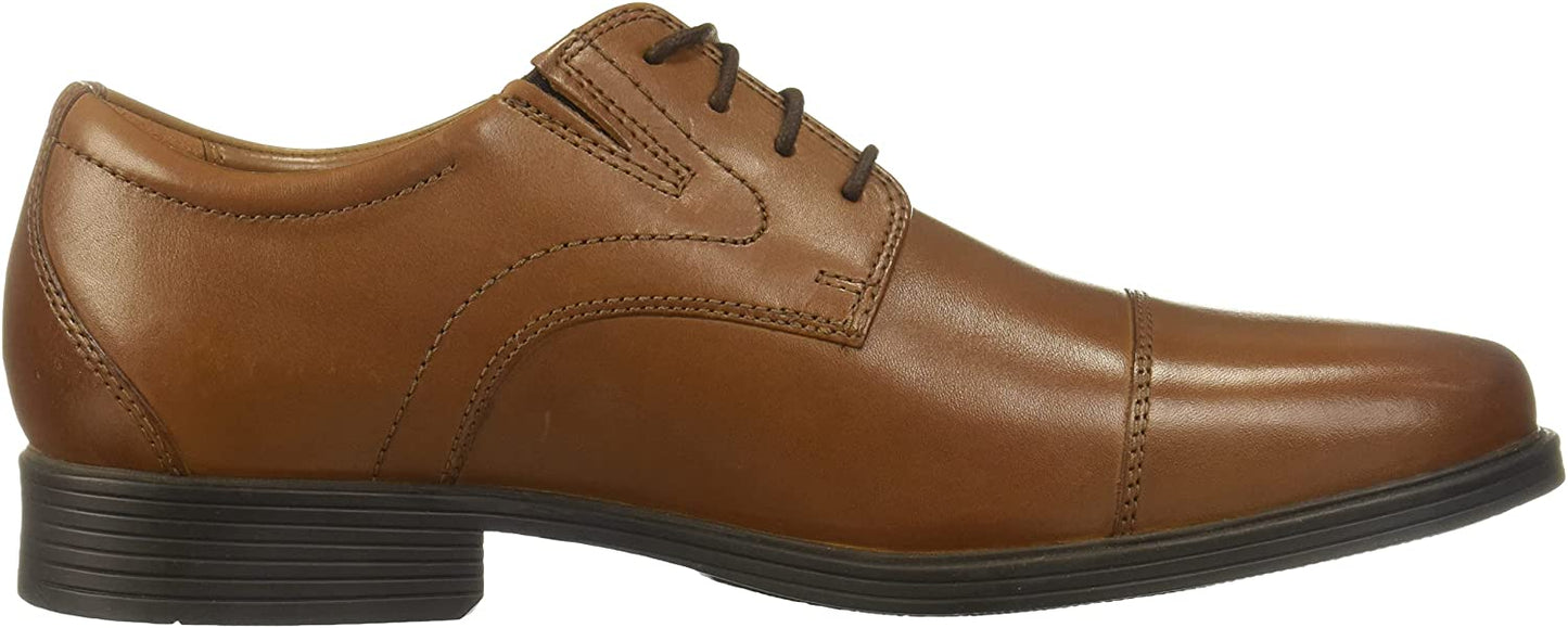 Clarks Men's Whiddon Cap Toe Oxfords Shoes Brown Size 12 M