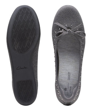 Clarks Women's Cloudstepper Carly Hope Flats Gray Size 9 M