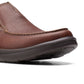 Clarks Men's Bradley Free Leather Slip On Shoes Brown Size 8 M