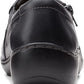 Clarks Women's Cora Giny Cushioned Zip Loafer Flats Black Size 8 M