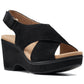Clarks Women's Giselle Cove Sandals Black Size 8.5 W