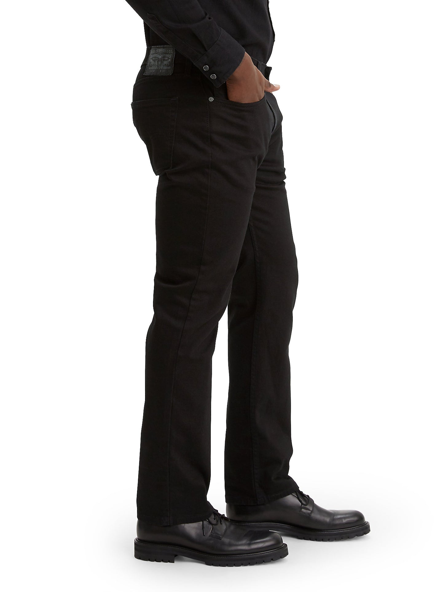 Levi's Men's 514 Flex Straight Fit Jeans Black Size 34X32