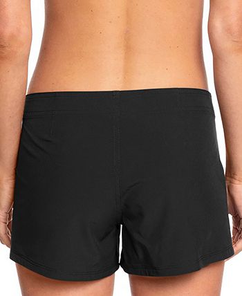Roxy Women's To Dye For You Board Shorts Swimsuit Black Size X-Large