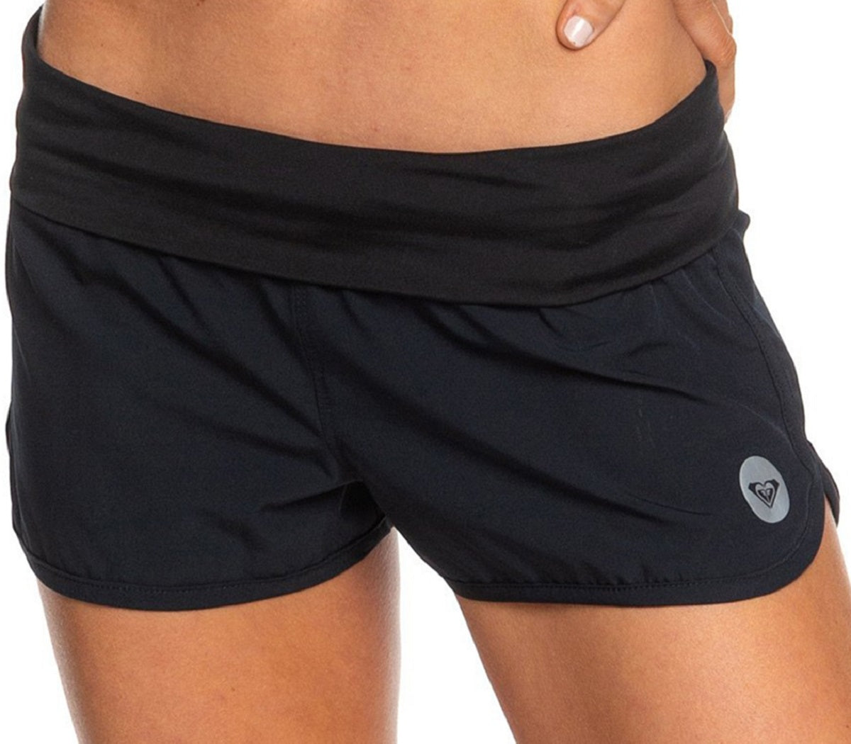 Roxy Women's Endless Summer Swim Shorts Black Size Large
