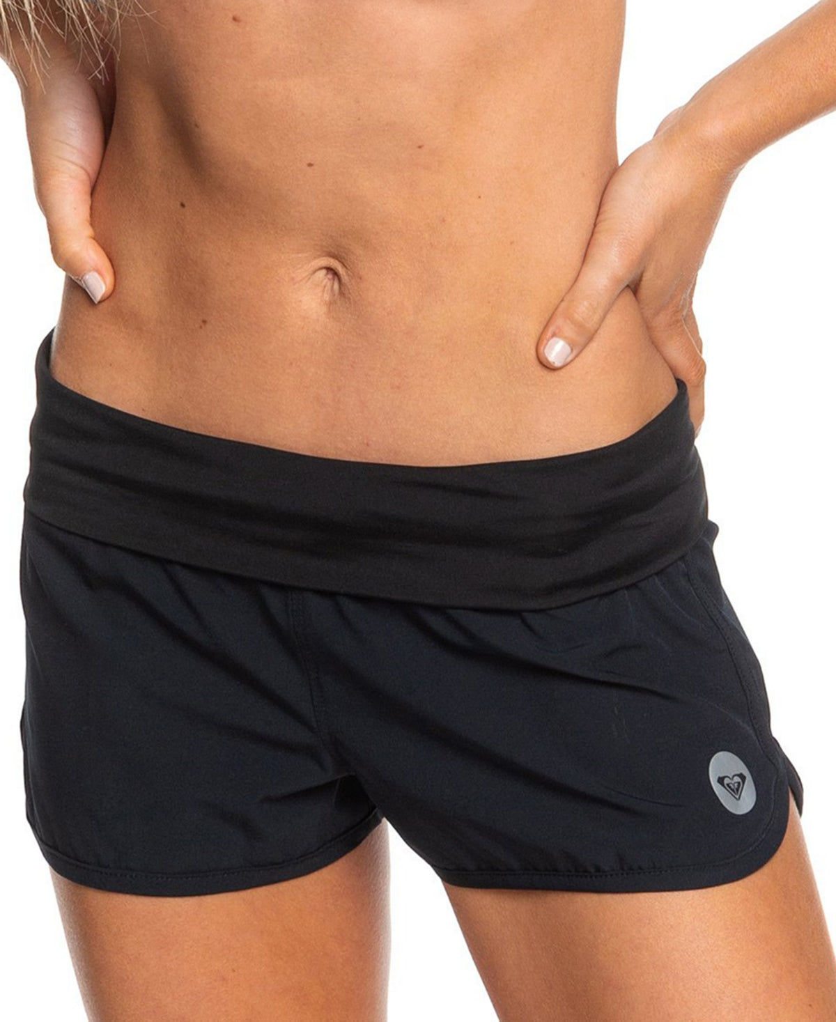 Roxy Women's Endless Summer Swim Shorts Black Size Large