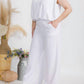 Karen T Design - Sleeveless And Wide-leg Pant Set