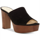 Jessica Simpson Women's Camree Suede Open Toe Platform Pumps Black Size 7 M