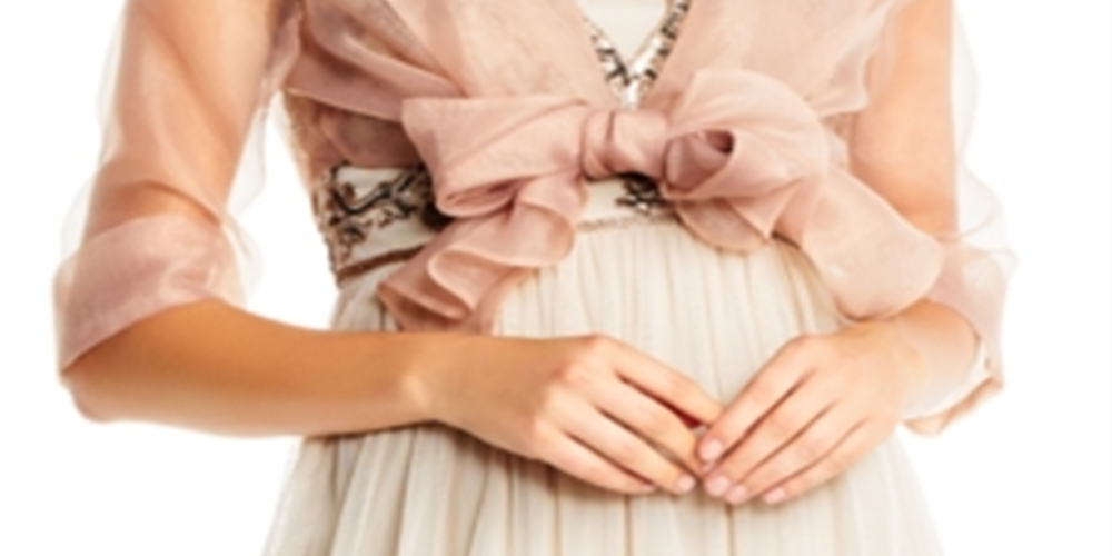 Adrianna Papell Women's Organza Wrap Jacket Beige Size Large