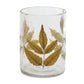 Dried Leaf Glass Candle Holder (Set of 3)