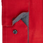 Society Of Threads Men's Slim Fit Non Iron Performance Solid Dress Shirt Red Size Large