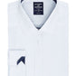 Society Of Threads Men's Slim Fit Performance Stretch Solid Dress Shirt White Size Small